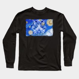 Starry Night Cat Long Sleeve T-Shirt